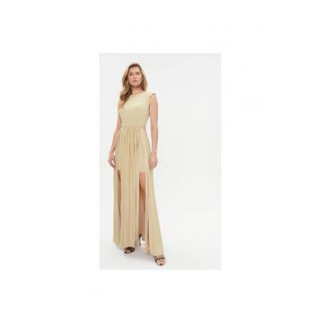 Rochie dama -  303585815 - Poliester - Auriu
