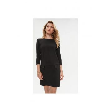 Rochie dama -  303585891 - Poliester - XS INTL - Negru