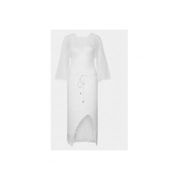 Rochie dama -  303700492 - Bumbac - M INTL - Alb