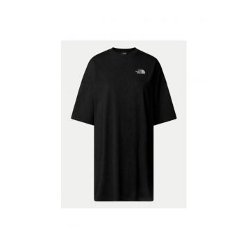 Rochie dama -  303795054 - Bumbac/Poliester reciclat - Negru - Negru