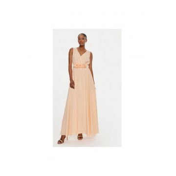 Rochie dama -  304371028 - Poliester - XS INTL - Portocaliu