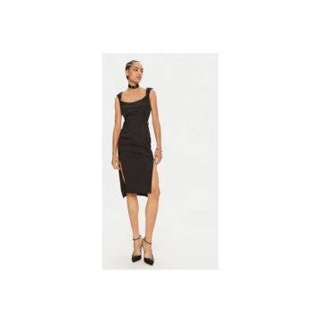 Rochie dama -  304767050 - Bumbac/Poliamida - Negru