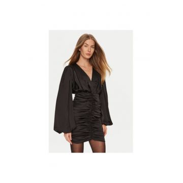 Rochie Dama -  304886737 - Poliester - Negru