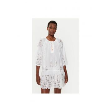 Rochie dama -  305150783 - Bumbac - Alb