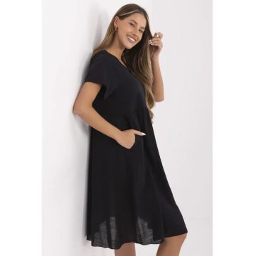 Rochie din bumbac cu aspect 2 in 1