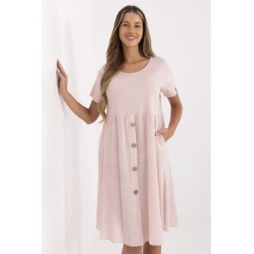 Rochie din bumbac cu aspect 2 in 1