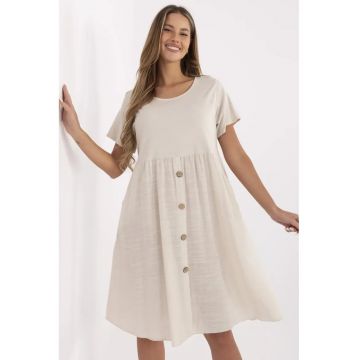 Rochie din bumbac cu aspect 2 in 1