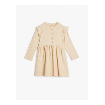 Rochie evazata cu decolteu rotund