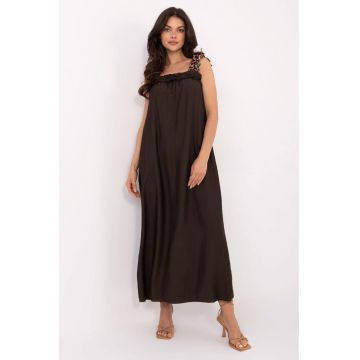 Rochie maxi cu croiala dreapta