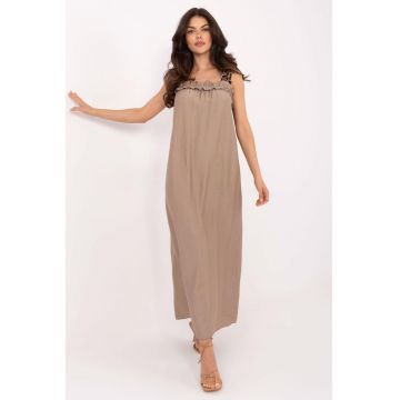 Rochie maxi cu croiala dreapta