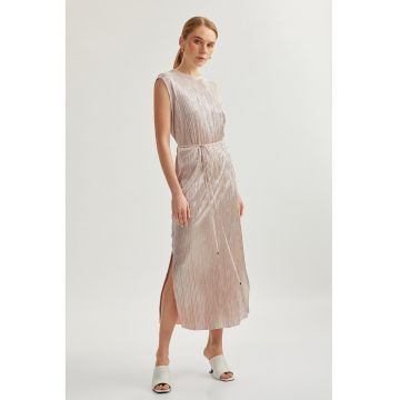 Rochie midi cu croiala dreapta