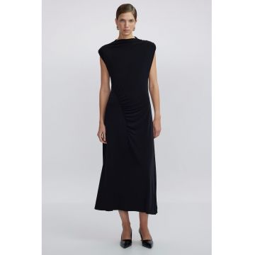 Rochie midi cu fronseuri