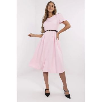 Rochie midi cu o curea subtire