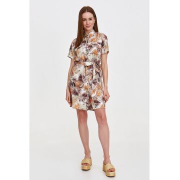 Rochie mini cu imprimeu tropical