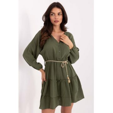 Rochie scurta cu maneci lungi
