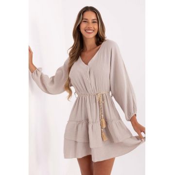 Rochie scurta cu maneci lungi