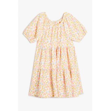 Rochie stratificata cu model floral