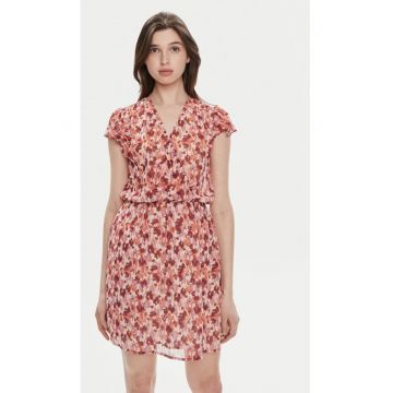 Rochie dama -  17746 - Portocaliu/Maro - Poliester