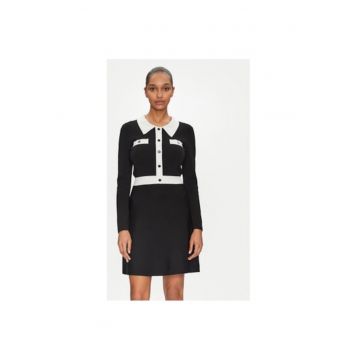 Rochie dama -  251-RMAVA - Sintetic - M - Negru