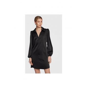 Rochie dama -  301553083 - Poliester reciclat/Poliester - Negru