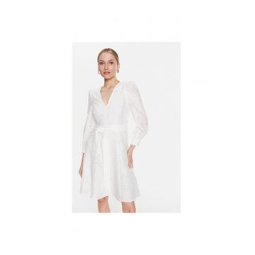 Rochie dama -  302647583 - Viscoza/Poliamida - Alb