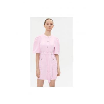 Rochie Dama -  302767366 - Bumbac - XS INTL - Roz