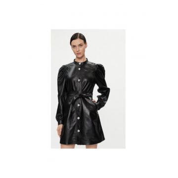 Rochie Dama -  302976454 - Piele naturala - XS INTL - Negru