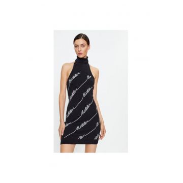 Rochie dama -  303192020 - Bumbac organic/Poliamida - Negru
