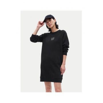 Rochie dama -  303615987 - Bumbac/Poliester - Negru - Negru