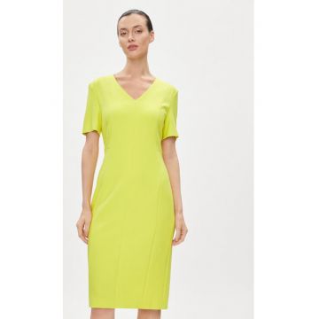 Rochie dama -  303660390 - Viscoza/Poliester - Galben