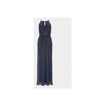 Rochie dama -  303863654 - Poliester/Fibre metalice - Albastru