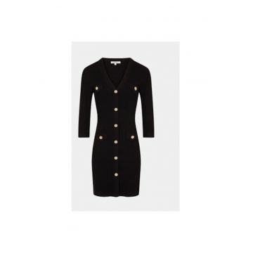 Rochie dama -  303917791 - Viscoza/Poliamida - Negru