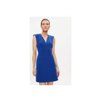 Rochie dama -  303919078 - Poliester/Viscoza - 42 EU - Albastru