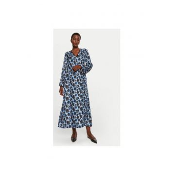 Rochie dama -  304135347 - Matase - Albastru