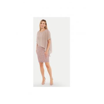 Rochie Dama -  304165009 - Poliester - 46 - Bej