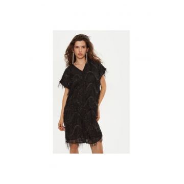 Rochie dama -  304453687 - Poliester - Negru