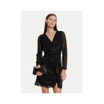 Rochie Dama -  304486586 - Poliester - Fibra metalica - Negru - Negru