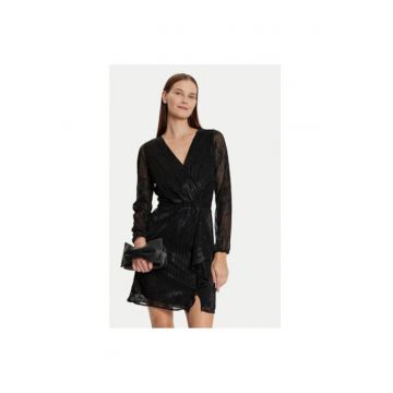 Rochie Dama -  304486586 - Poliester - Fibra metalica - Negru