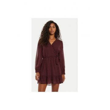 Rochie dama -  304493706 - Poliester - Rosu