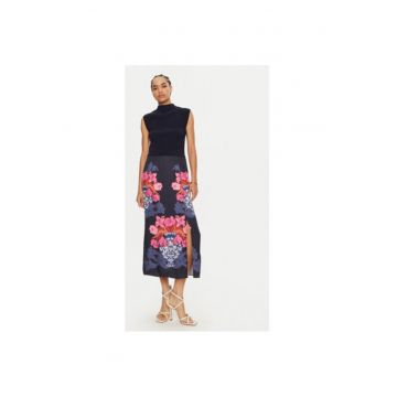 Rochie dama -  304732768 - Viscoza - 34 EU - Albastru