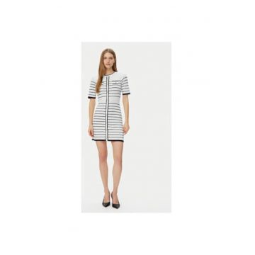 Rochie dama -  305253460 - Viscoza/Poliester - Alb