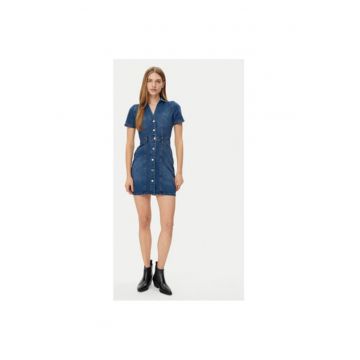 Rochie dama -  305254870 - Bumbac/Poliester - Albastru - Albastru