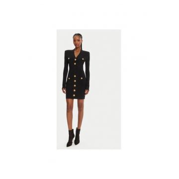Rochie Dama -  305313836 - Viscoza - Poliester - 42 - Negru