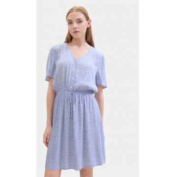 Rochie dama -  Albastru - Viscoza
