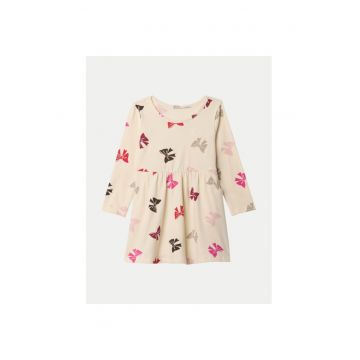 Rochie fete -  304986024 - Bumbac organic - Bej - Bej