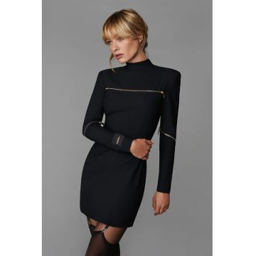 Rochie mini cu fermoar -