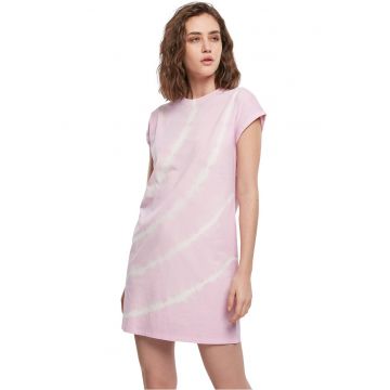 Rochie-tricou cu model tie-dye