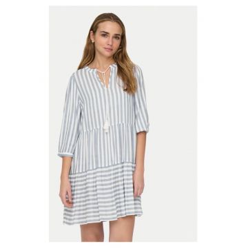 Rochie -  2185 - Viscoza - Albastru
