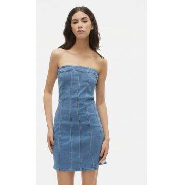 Rochie -  61520 - Bumbac/Poliester - Albastru