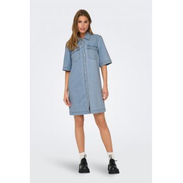 Rochie-camasa din denim